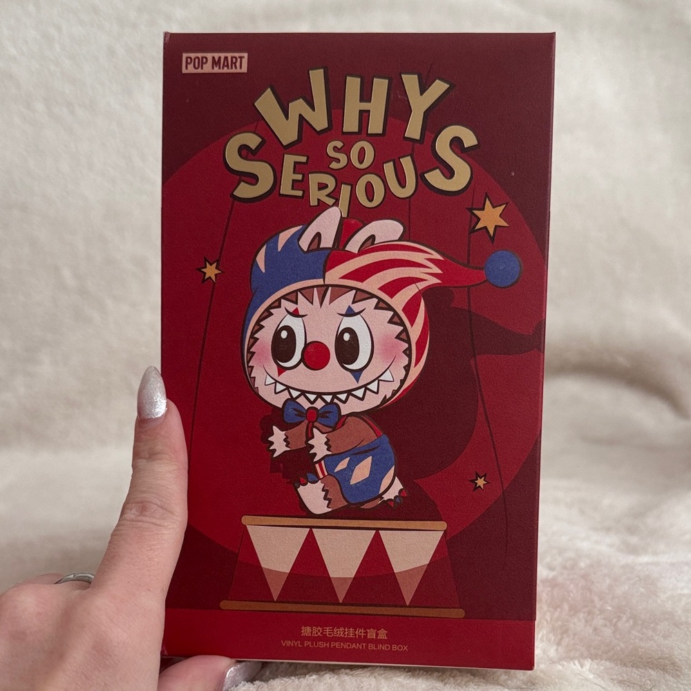 NIB “Rainbow Jelly Bean" why so serious series direct from
POP MART, authentic